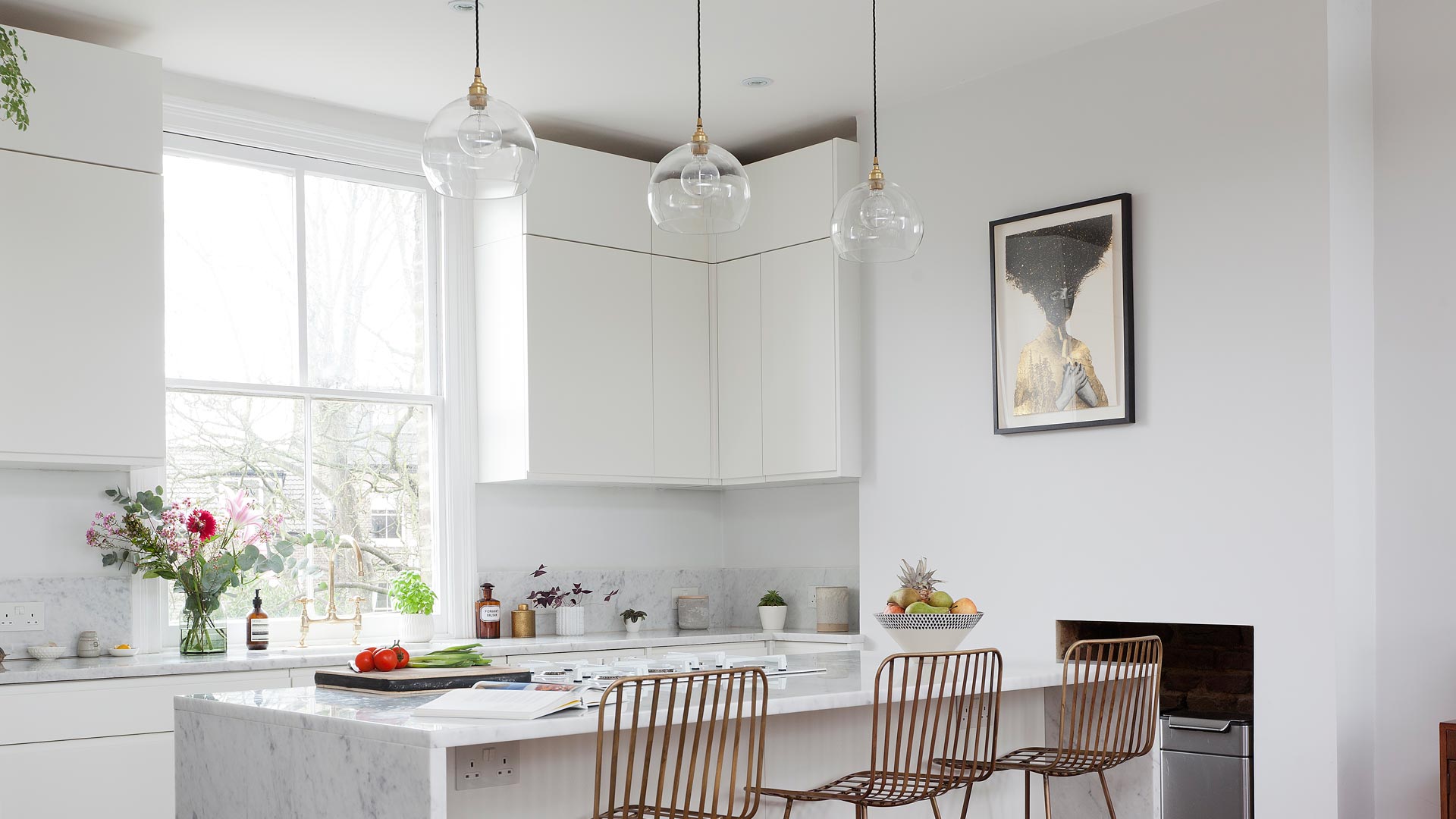 kitchen island globe lighting