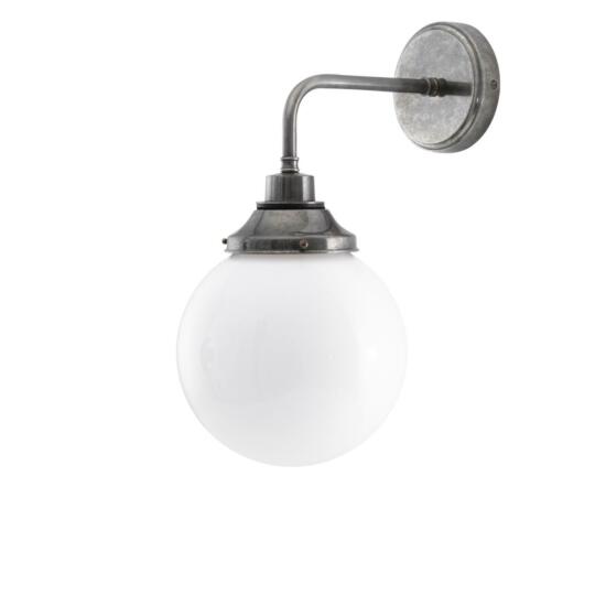 Pelagia Opal Globe Bathroom Wall Light 20cm IP44