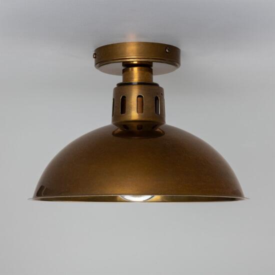 Talise Industrial Brass Ceiling Light IP65