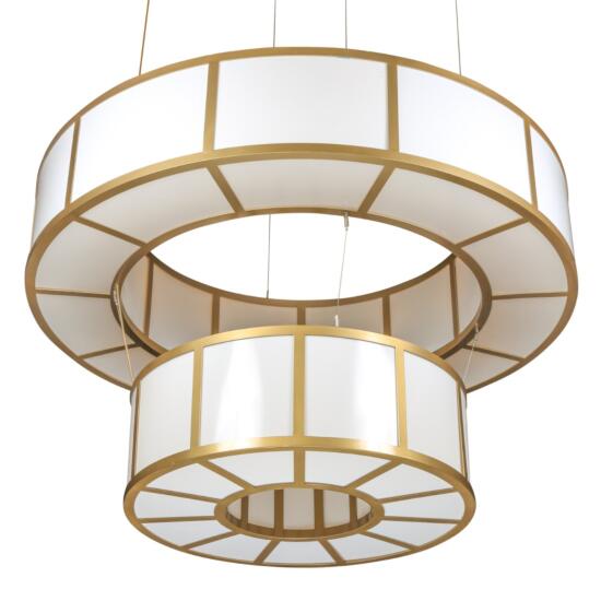 Santa Fe Two Ring Chandelier