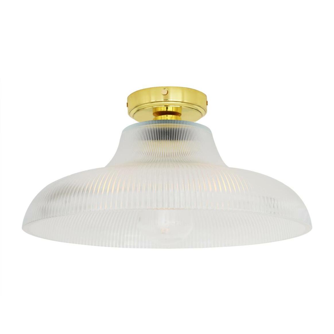 Aquarius Prismatic Glass Ceiling Light 40cm IP65 main product image