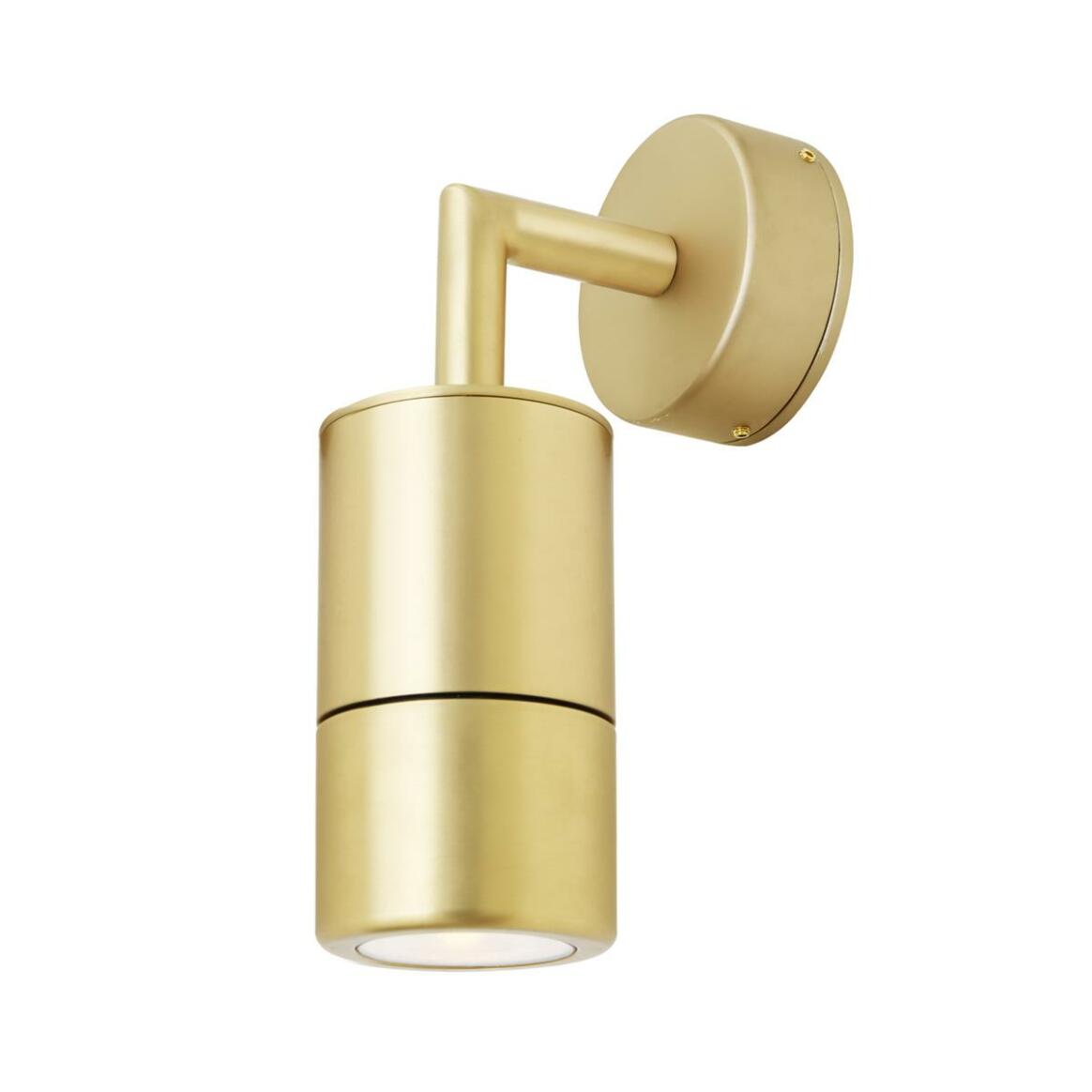 Ennis Brass Spot Wall Light IP44 / IP65 main product image