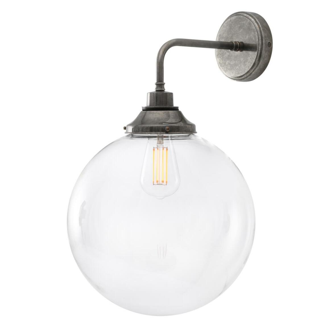 Laguna Clear Globe Wall Light 30cm IP44 main product image