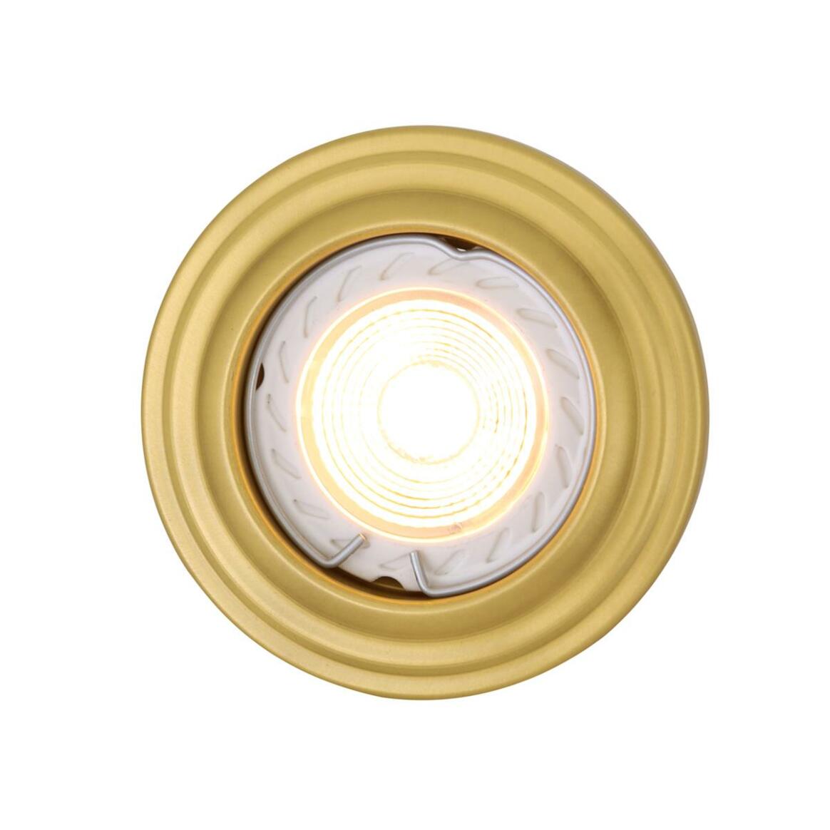 Lefkosia brass recessed spotlight 8cm main product image