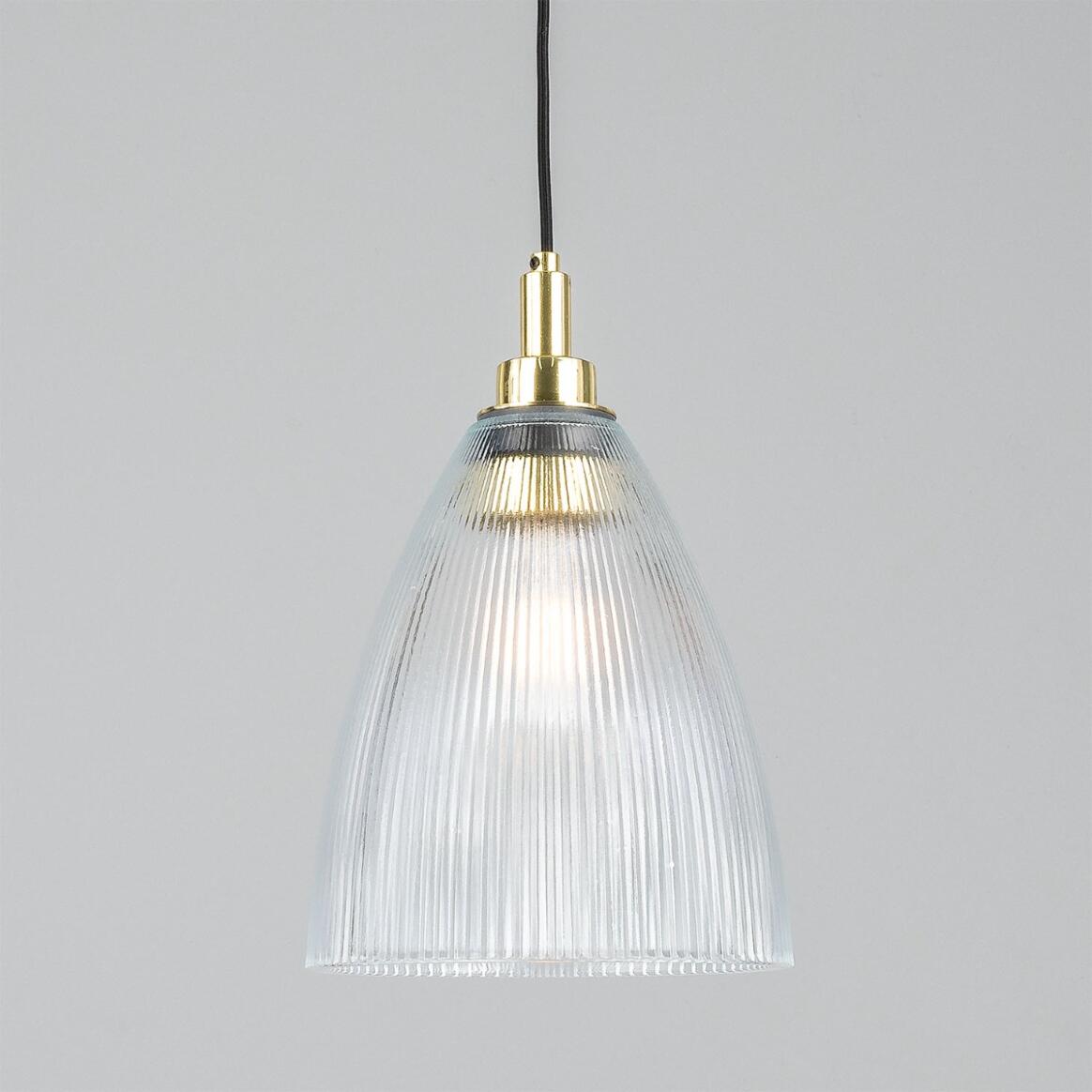 Brooke Prismatic Glass Pendant Light IP65 main product image