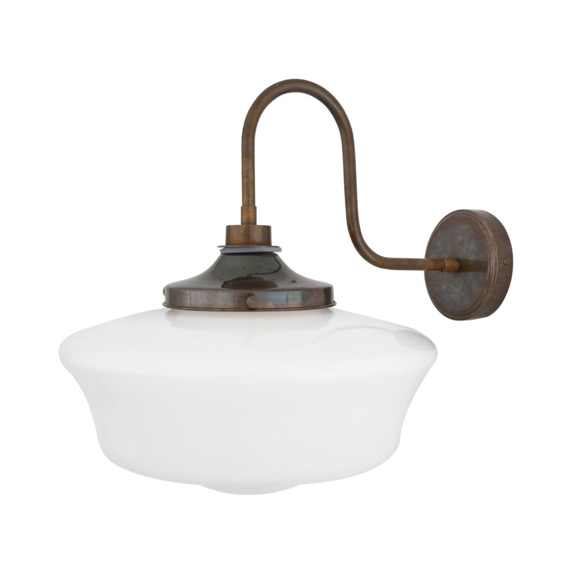 Anath Schoolhouse Swan Neck Wall Light IP44 main product image