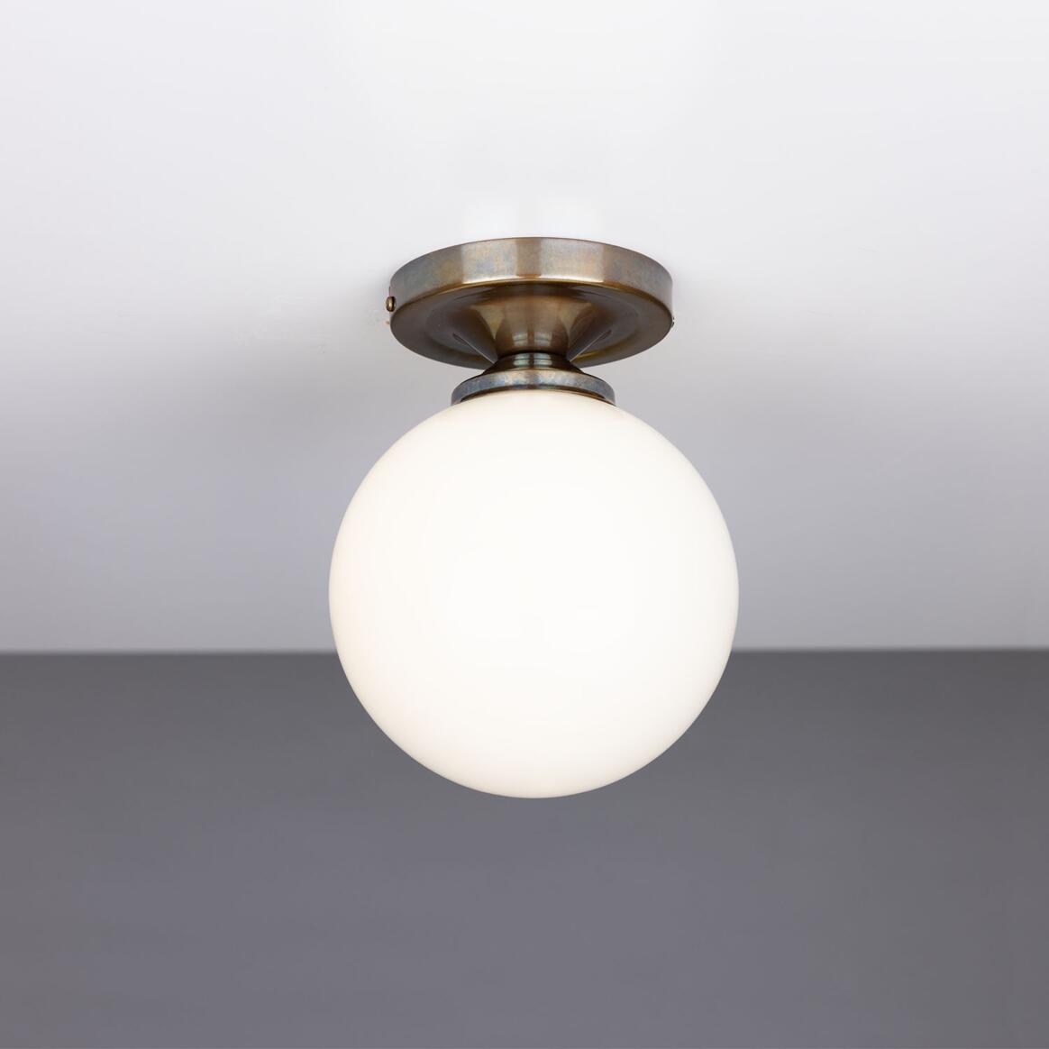 Yaounde flush globe ceiling light main product image