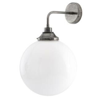 Pelagia Opal Globe Bathroom Wall Light 30cm IP44