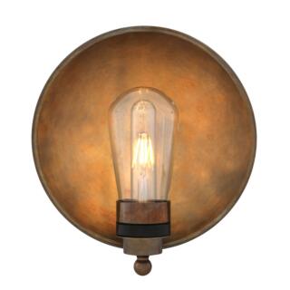 Galit Brass Dish Wall Light IP65